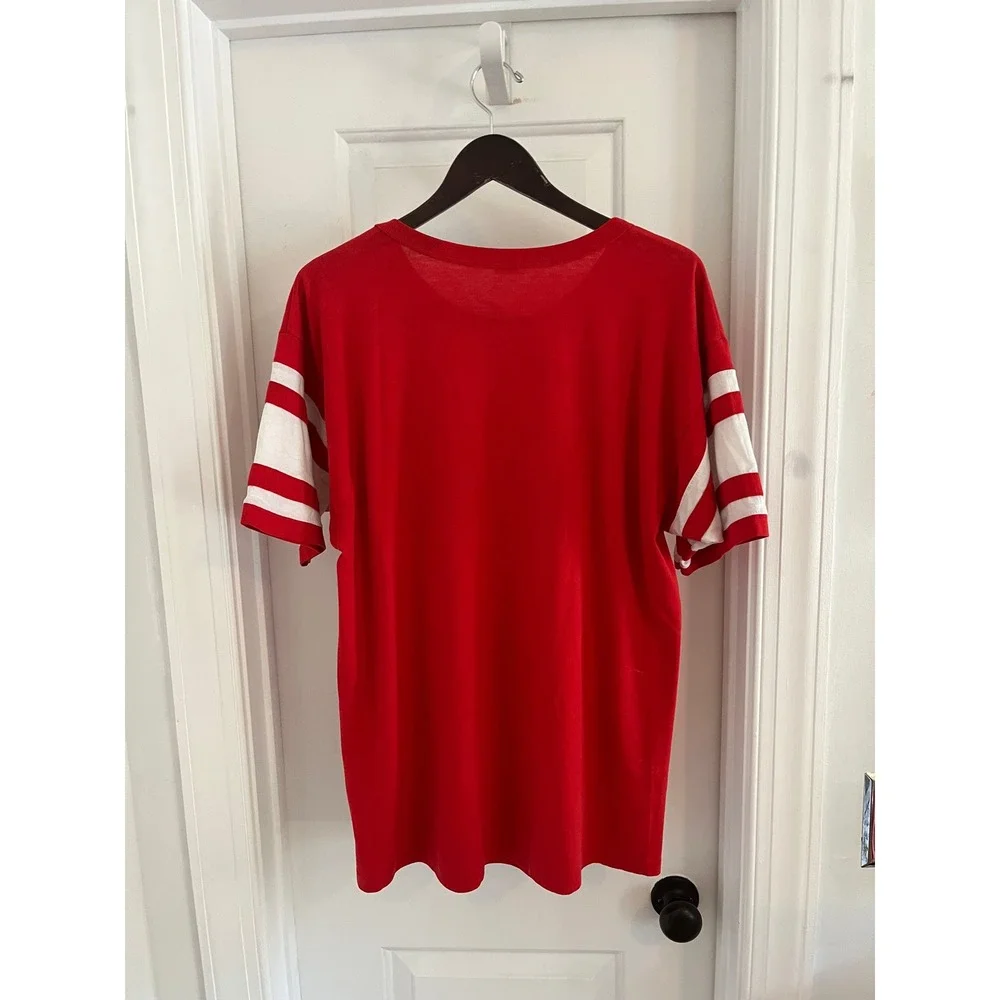 Vintage 80s Champion Atlanta Falcons Jersey T-Shirt - Picture 5 of 7